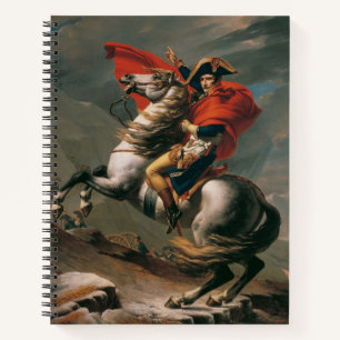 Napoleon met paard, Slag bij de St. Bernardpas Notitieboek