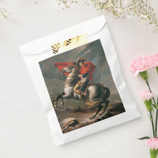 Napoleon met paard, Slag bij St. Bernard Pass Bedankzakje (Gezegeld)