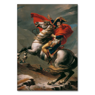 Napoleon met paard, Slag bij St. Bernard Pass Kaart