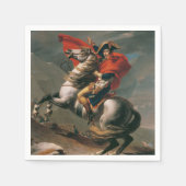 Napoleon met paard, Slag bij St. Bernard Pass Servet (Voorkant)