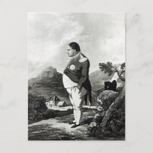 Napoleon op het eiland St. Helena, 1820 Briefkaart