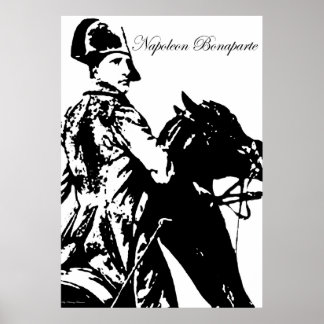 Napoleon op Horseback Poster