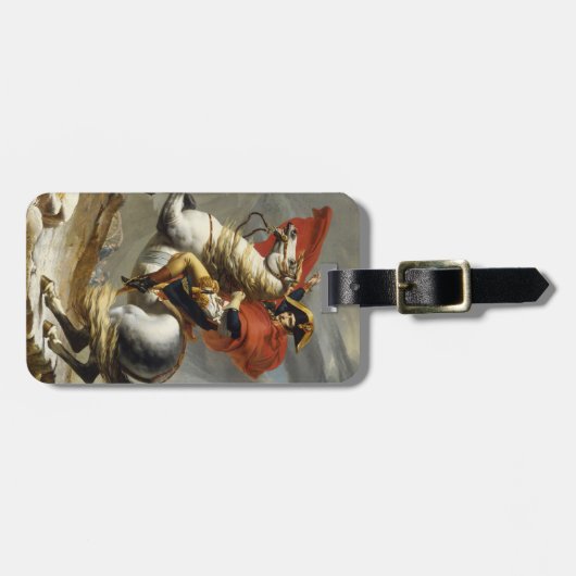 Napoleon over de Grote Sint-Bernardpas Bagagelabel (Voorkant horizontaal)