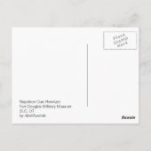 Napoleon Pistool-Howitzer Briefkaart (Achterkant)