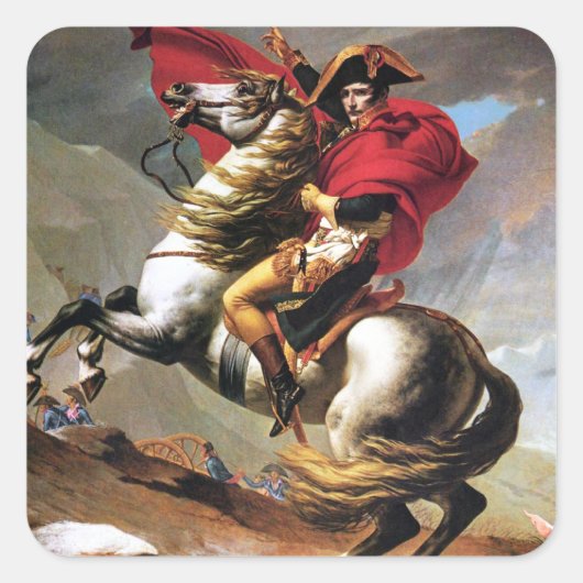 Napoléon Traversant les Stickers Alpes (Devant)