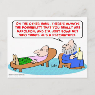 napoleon wat een psychiater briefkaart