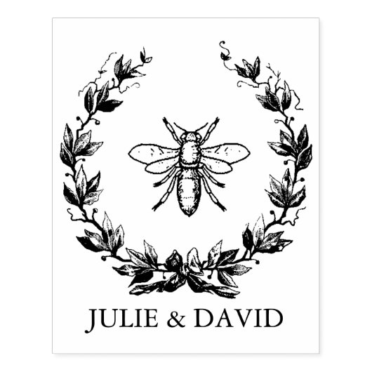 Napoleonische bijen 	rubberstempel (Afrduk)