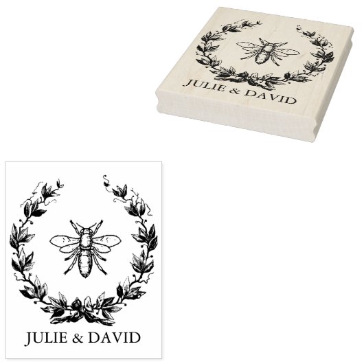 Napoleonische bijen 	rubberstempel (Gestempeld)