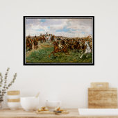 Napoleon's Battle of Friedland 1807 Poster (Keuken)