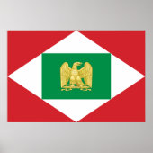 Napoleontisch Koninkrijk Italië, vlag van Italië Poster (Voorkant)