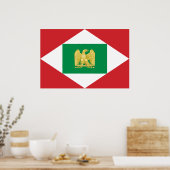 Napoleontisch Koninkrijk Italië, vlag van Italië Poster (Keuken)