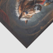 Napoleontische leger gekleed edele paard tissuepapier (Detail)
