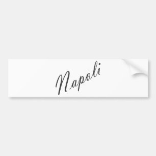 napoli bumpersticker