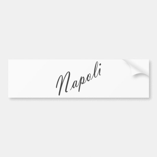 napoli bumpersticker (Voorkant)
