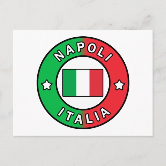 Napoli Italia Briefkaart (Voorkant)