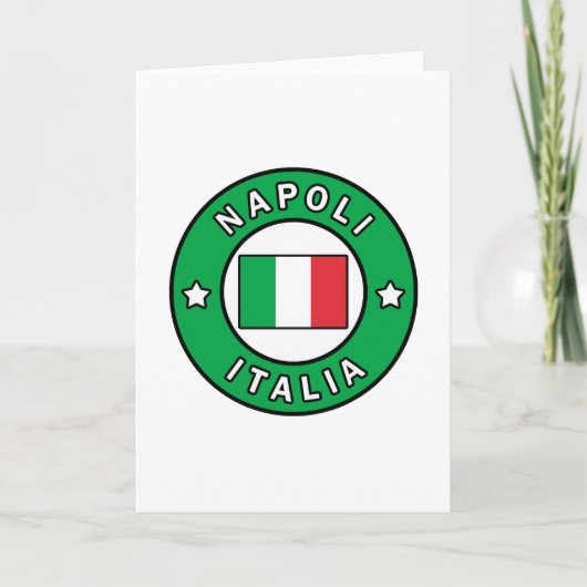 Napoli Italia Kaart (Voorkant)