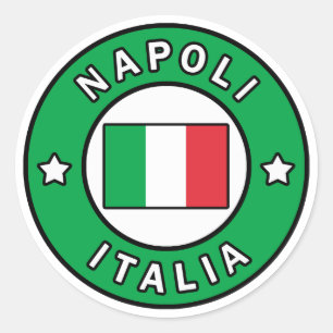 Napoli Italia Ronde Sticker