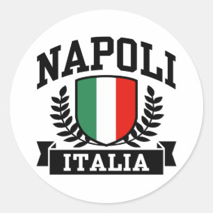 Napoli Italia Ronde Sticker