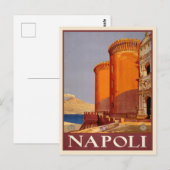 Napoli, Italie Carte postale Vintage voyage (Devant / Derrière)