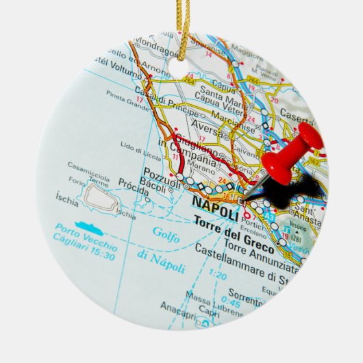 Napoli, Italië Keramisch Ornament (Voorkant)