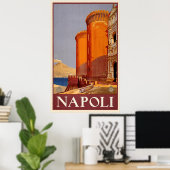  Napoli, Italië Poster (Thuiskantoor)