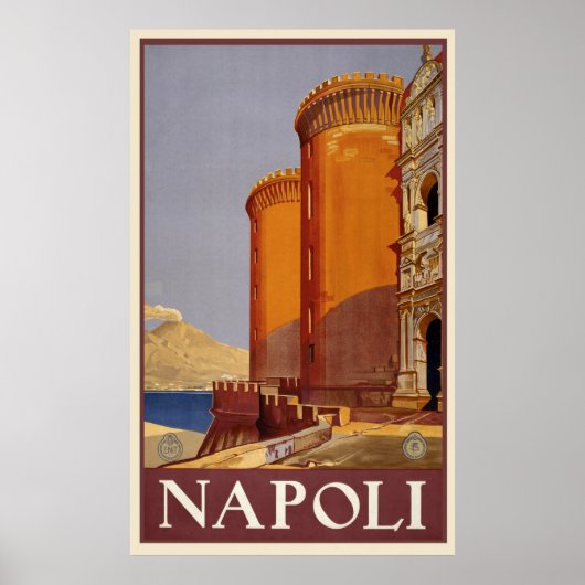 Napoli Italië Poster (Voorkant)