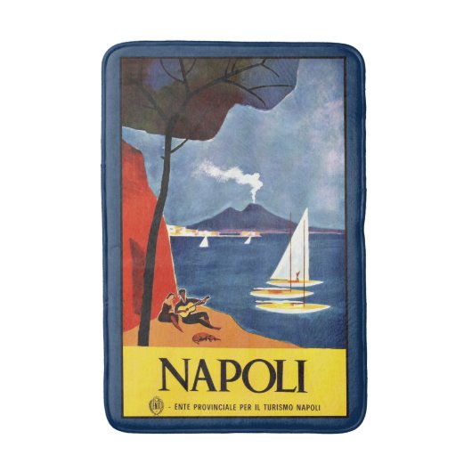  Napoli Italië Reizigenbadmat Badmat (Voorkant Verticaal)