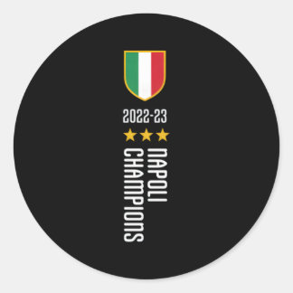 Napoli Kampioenen 2022-2023 Ronde Sticker