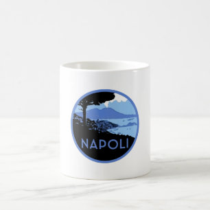 Napoli Mount Vesuvius - Retro Napels Italië Koffiemok