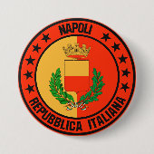 Napoli Ronde Button 7,6 Cm (Voorkant)