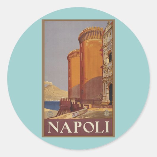 NAPOLI RONDE STICKER (Voorkant)