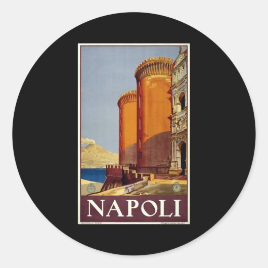 Napoli Ronde Sticker (Voorkant)