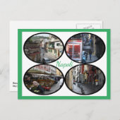 Napoli Street Scenes Briefkaart (Voorkant / Achterkant)