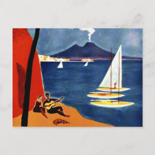  Napoli Travel Love Romance Briefkaart