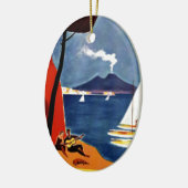 Napoli Travel Love Romance Keramisch Ornament (Links)