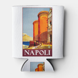 Napoli vintage-reisadvertentie blikjeskoeler