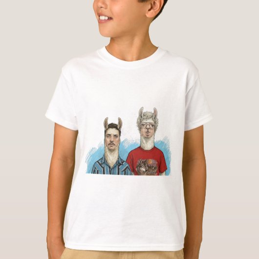 Napolian LLama-mite T-shirt (Voorkant)