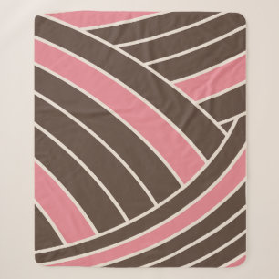 Napolitaans Abstract Sherpa Deken