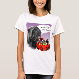 Napolitaans Mastiff Halloween Snoep T-shirt