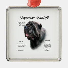 Napolitaanse Mastiff (bk) Geschiedenis Ontwerp Metalen Ornament