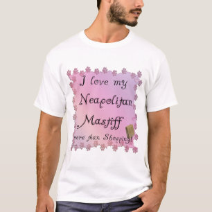 Napolitaanse Mastiff Shopping T-shirt