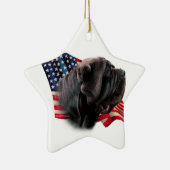 Napolitaanse Mastiff vlag Keramisch Ornament (Rechts)