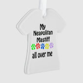 Napolitaanse mastiff wandelingen ontwerp ornament (voorkant)