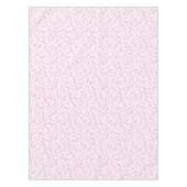 Nappe 100e anniversaire Motif des numéros rose et blanc (Devant)