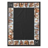 Nappe 11 Grille de collage avec monogramme (Devant)