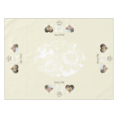 Nappe 13e anniversaire 2 Photos Lin à dentelle (Devant (Horizontal))