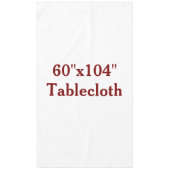 Nappe 152cmx264cm (Devant)