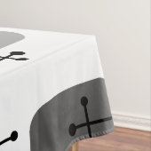 Nappe 1950 Eames Era Art Crosshairs Grey (In Situ)