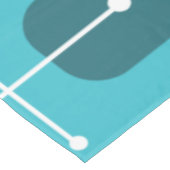 Nappe 1950 Eames Era Art Crosshairs Turquoise (Angle)