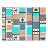 Nappe 1950 L'Âge Atomique Rectangle Starbursts (Devant (Horizontal))